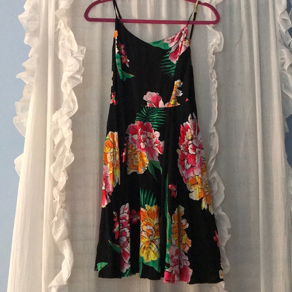 Tropical floral dress
